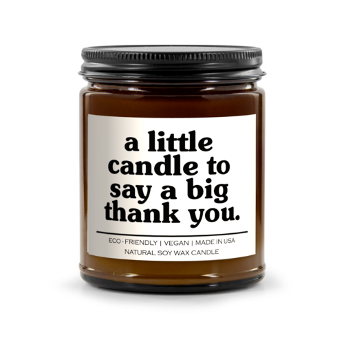 A Little Candle To Say A Big Thank You